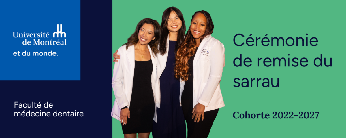 Photo des étudiantes lors de la remise du sarrau